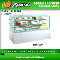 Gea Mm760V White Marble Panel Cake Showcase - Mm 760V