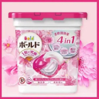 P＆G-碧浪洗衣凝珠抗菌毒除菌去污洗衣球【粉色玫瑰香】1盒x11塊 (平行進口)