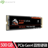 希捷火梭魚 Seagate FireCuda 530 500GB M.2 SSD固態硬碟(ZP500GM3A013)