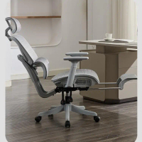 AO Home Kerusi Mesh Ergonomic Chair With 3D Headrest Office Chair Adjustable Lumbar Support Executiv