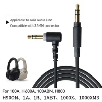 Headphone Cable Compatible For Sony Wh1000xm2 1000xm3 1000xm4 Headphone 3.5mm Replacement Audio Cable 1.5m