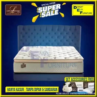 Lady Americana Excelsior Kasur Springbed 180 x 200 Cream Cokelat