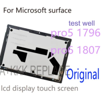 AAA+12.3inch For Microsoft Surface Pro 5 1796 Pro 6 1807 LCD Display Touch Digitizer Assembly For Surface pro5 Pro6 LP123WQ1 Lcd