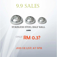 9.9 SALES *300PCS* 25MM STAINLESS STEEL GATE DOOR ACCESSORIES HALF BALL