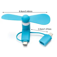 IN 1 Travel Portable Cell Phone Mini Fan Cooling Cooler For Android Type-c Micro USB C For IPad 5 6 6S 7 Plus 8 X XS