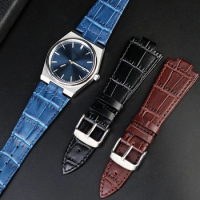 12mm Genuine Leather Watch Strap for Tissot PRX Series T137.407/410 Wrist Band Replacement Bracelet Men Sport Watch Bracelet
