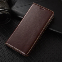 Magnet Genuine Leather Skin Flip Wallet Phone Case Cover On For Realmi Realme 9i 8i 9 8 10 Pro Plus 4G 5G i Realme10 64/128/256