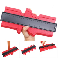Durable plastic contour copy 12/25cm meter copy gauge copier contour ruler template timber wall contour marking tool accessories