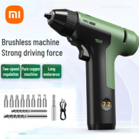 Xiaomi Deli Hand Drill Hammer Drill Brushless Drill Lithium Electric Tool Multi-function Rechargeable Electric Screwdriver Tools