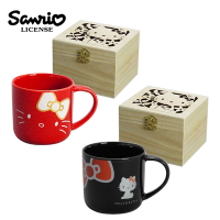 日本正版 凱蒂貓 陶瓷 馬克杯 附木盒 350ml 日本製 咖啡杯 Hello Kitty 三麗鷗 SANRIO 226162 226179