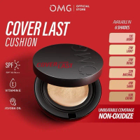 OMG Oh My Glam Coverlast Cushion 15g High Coverage Foundation Wajah