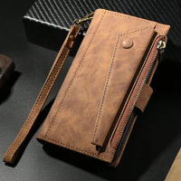 Zipper Leather Crossbody Wallet Case for Vivo Y38 5G 2024 RFID Book Cover Phone Y33s Y03 Y75 Y55 Y27 Y16 Y22S Y21 Y20 Y35 Y36 4G