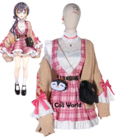 Virtual YouTuber Vtuber OBSYDIA Petra Gurin Winter JK Uniform Outfits Anime Cosplay Costumes
