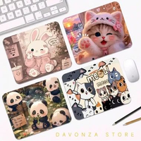 Mousepad Karakter Lucu 18x22cm tebal 3mm Anti Slip ( KUCING,MIFFY,CAPYBARA,KARTUN,DUCK,CAT DAN LAIN 