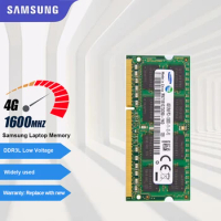 Samsung RAM PC3L-12800S DDR3L 1600Mhz 4GB 8GB 1.35V Laptop Memory Notebook Module SODIMM DDR3 RAM