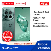 World Premiere OnePlus 12 Global Version 16GB 512GB Snapdragon 8 Gen 3 Hasselblad Camera 2K 120Hz Display 100W SUPERVOOC Charge
