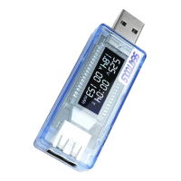 【精力工業】測試器 USB電壓電流表 充電速度數據 移動電源測試檢測 USBVA+-F(電量監測 電壓電流測試)