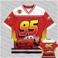 2026 The Cars Lightning Mcqueen No.95 Summer Sports Tops Men Womens T-shirt 3D Print Quick Drying Ov