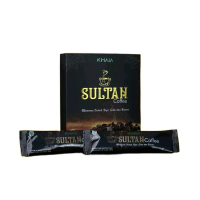 KHAIA Sultan Coffee Bebas Gula Kopi Minuman Serbuk Bubuk Susu dengan Ekstrak Ginseng & Guarana Biji 