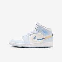 Nike Air Jordan 1 Mid SE UNI BG FQ9117-400 大童 休閒鞋 喬丹 極光藍