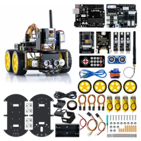 LAFVIN Robot Starter Kit for Arduino Project with ESP32 Camera WIFI Intelligent and Educational Robotic Car Kit for UNO R3