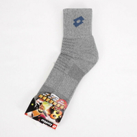 Lotto Socks [LT9CMW8308] 男 短筒襪 運動襪 專業機能 休閒 透氣 加大款 27-30cm 灰
