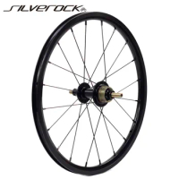 SILVEROCK Bike 3 Speed 7 Speed Rear Wheels 16 x1 3/8" 349 Kinlin Rim for Brompton 3sixty Folding Bike Ultralight Wheel
