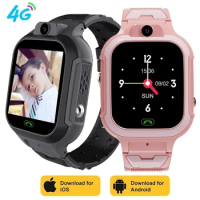 GPS Smart Watch Kids HD Camera Support 4G Sim Card Call Smartwatch Wifi GPS Positioning For IPhone/Huawei Child Kid+Box