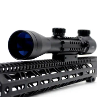 C3- 9X40 EG Tactical Riflescope Red / Green Laser Optics Sniper Sight Rifle Scope for Hunting