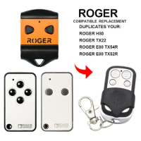 ROGER TX54R TX52R H80 TX22 Remote Control 433mhz Gate Garage Door ROGER Remote Control 433,92Mhz