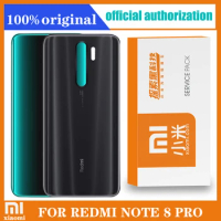 Original Back Housing Replacement for Xiaomi Redmi Note 8 Pro Note8 Pro Back Cover Battery Glass adhesive Sticker Repair parts