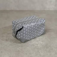 Tas GOYARD BOWLING 25 GREY POUCH TOILETRY BAG 100% ORIGINAL 22X13X12CM