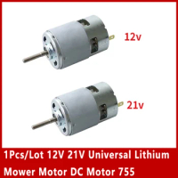 1Pcs/Lot 12V 21V Universal Lithium Mower Motor DC Motor Charging Universal Parts 755