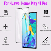 2PS 3D Full Glue Tempered Glass For Huawei Honor Play 4T Pro Full Screen Cover Screen Protector Film For Honor Play 4T Pro