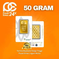 Antam Logam Mulia 50 Gram CertiEye 2026