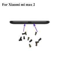 2PCS Black Gold Color for Xiaomi Mi Max 3 Buttom Dock Screws Housing Screw nail tack For Xiaomi Mi Max3 Max 3 Mobile Phones