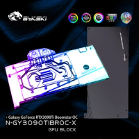 Bykski GPU Block Use For GALAXY RTX3090Ti Boomstar OC Video Card Radiator with Backplate,VGA Watercooler N-GY3090TIBROC-X