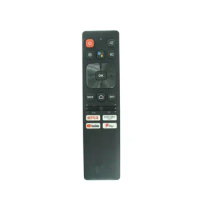 Voice Bluetooth Remote Control For Sharp 55EQ3A 50EQ3EA 55EQ3EA 65EQ3EA 75EQ3EA 50EQ4EA 55EQ4EA Smart 4K LED ULTRA HD Android TV