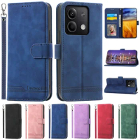 For Xiaomi Redmi Note 13 Case Leather Wallet Funda for Xiomi Redmi Note 13 Cover Redmi Note13 Pro 13Pro Plus Flip Phone Case