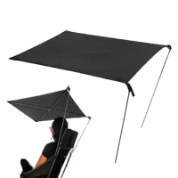 Lounge Chair Sunshade Beach Chair Sunshade Folding Sunshade Lounge Sunshade Outdoor Chair Sunshade For Camping Fishing Beach