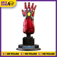 Hot Toys Avengers Alliance Anime Figure 1/4 Iron Man Nano Gloves Action Figurine Pvc Model Collection Doll Toys For Boy Gifts