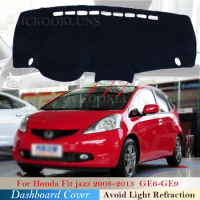 Dashboard Cover Protective Pad for Honda Fit Jazz 2008~2013 Car Accessories Dash Board Sunshade Carpet GE6 GE7 GE8 GE9 2010