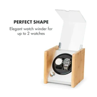 Watch Winder for 2 Large to Small Automatic Watches Double Watch Winder for Automatic Watches, Automatic Watch Winder Box
