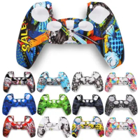 Anti-slip Silicone Shell Case Cover For Sony PS5 Controller Gamepads Protective Soft Sleeve For PS5 Handle Joystick Protector