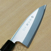 預購 藤次郎 單刃右手用 不鏽鋼 朴木樹脂柄 迷你出刃 魚刀  菜刀 切魚刀 105mm~ 120mm (竹筴魚刀)【極上和刀】【日本高品質菜刀】【領券滿額再折千5/31止】