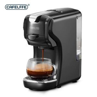 膠囊咖啡機行動式辦公室商用小型家用意式美式咖啡壺;MK-611黑色（英規）