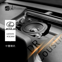 M5r【中置喇叭】Lexus NX200專用 DR Coustic 汽車音響 改裝 實體店面 歡迎預約安裝 BuBu車用品