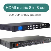 Hdmi Matrix Switcher 8x8 Switch Splitter Converter Hdmi With Audio 3840x2160 @30hz