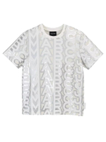 เสื้อยืด THE MONOGRAM BABY TEE สี SILVER/BRIGHT WHITE
