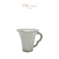 義大利 VBC casa │ 蕾絲系列 300 ml 馬克杯 / 米白色